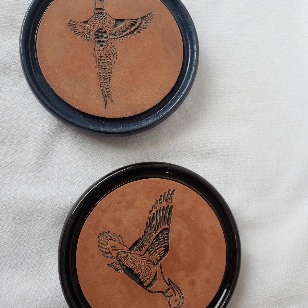 Frankoma Fowl Coasters